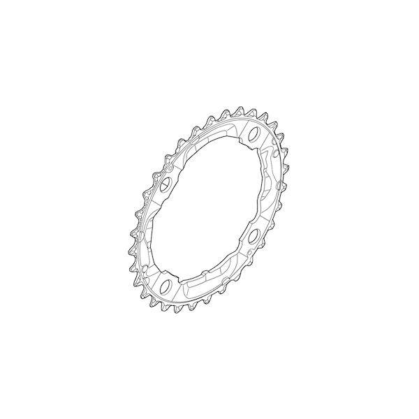 Tarcza mechanizmu Shimano FC-M532 36T srebrna