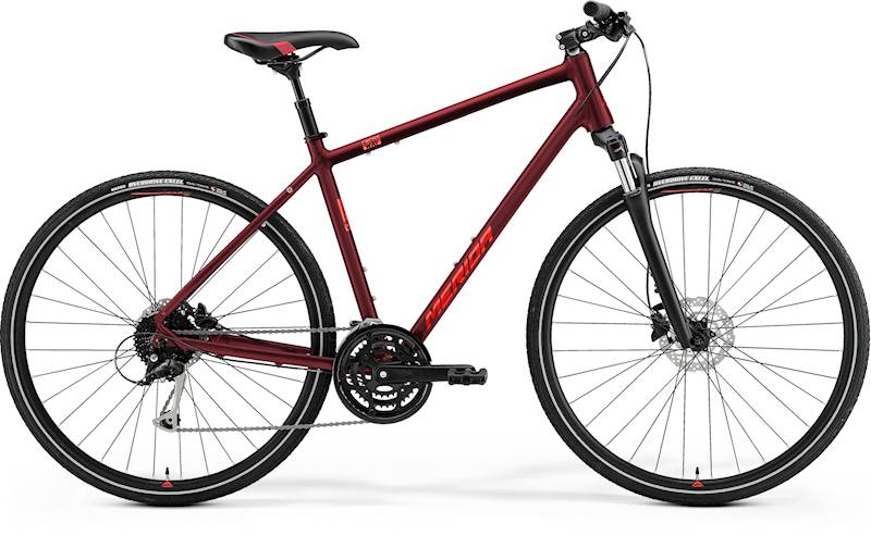 Rower Merida Crossway 20 M(51) mat/burgundy