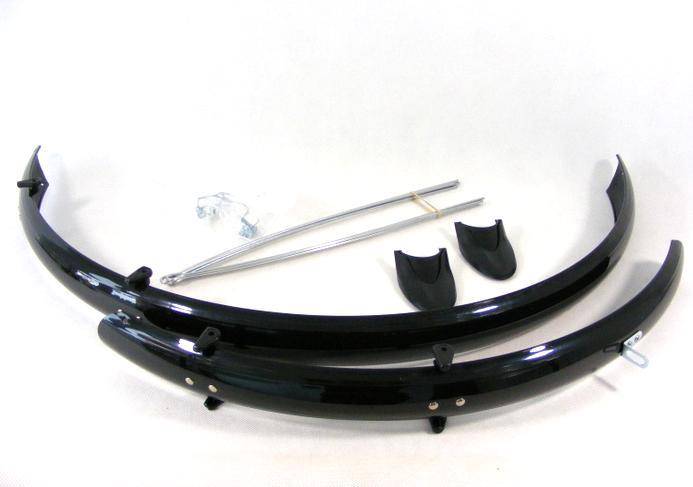 Błotniki Orion 26" PCV 53mm czarne chlapacz
