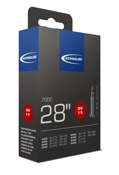 Dętka Schwalbe SV 15 28x3/4-1 1/8" 18/28-622/630 