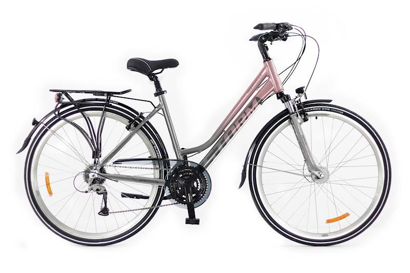 Rower Storm Marathon 6.0 Lady 17" brudny róż/srebr