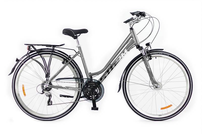 Rower Storm Marathon 4.0 Lady 17" srebrny/biały