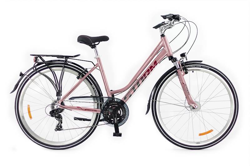 Rower Storm Marathon 2.0 Lady 19" brudny róż