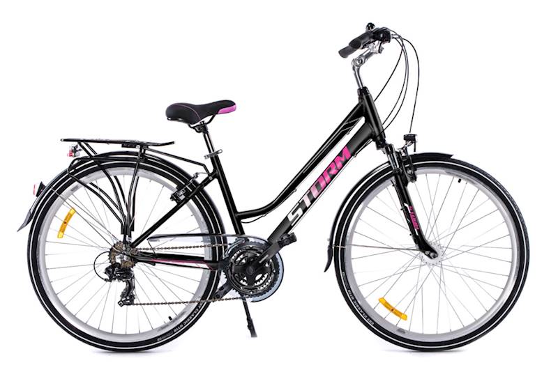 Rower Storm Marathon 2.0 Lady 17" srebrny/biały