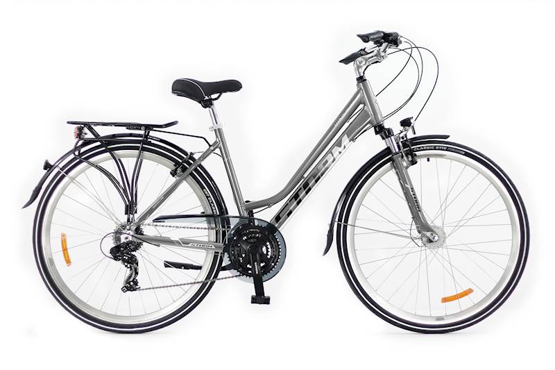 Rower Storm Marathon 2.0 Lady 17" srebrny/biały