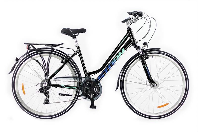 Rower Storm Marathon 2.0 Lady 17" czarny/mięta