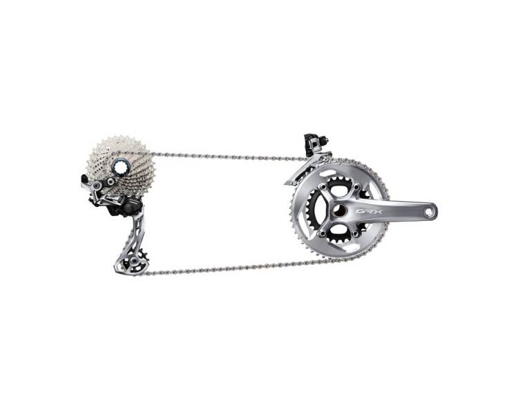 Grupa Shimano GRX 810 2x11 Limited Silver Edition
