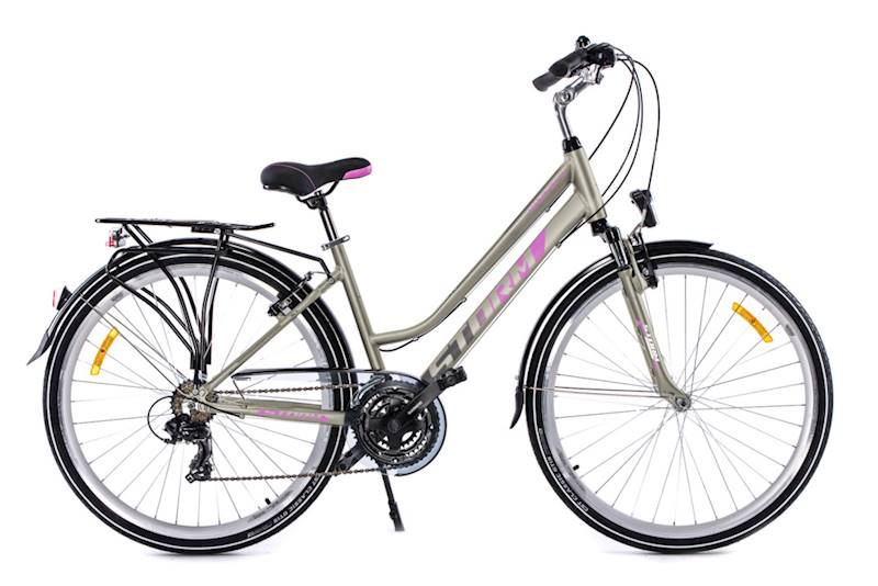Rower Storm Marathon 1.0 Lady 19" cappucino/róż