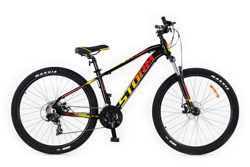 Rower Storm Shark 27.5 15" 2D czar-żół-czer