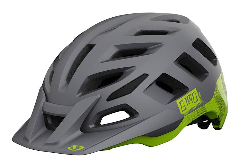Kask Giro Radix metalic blac ano lime 55-59cm