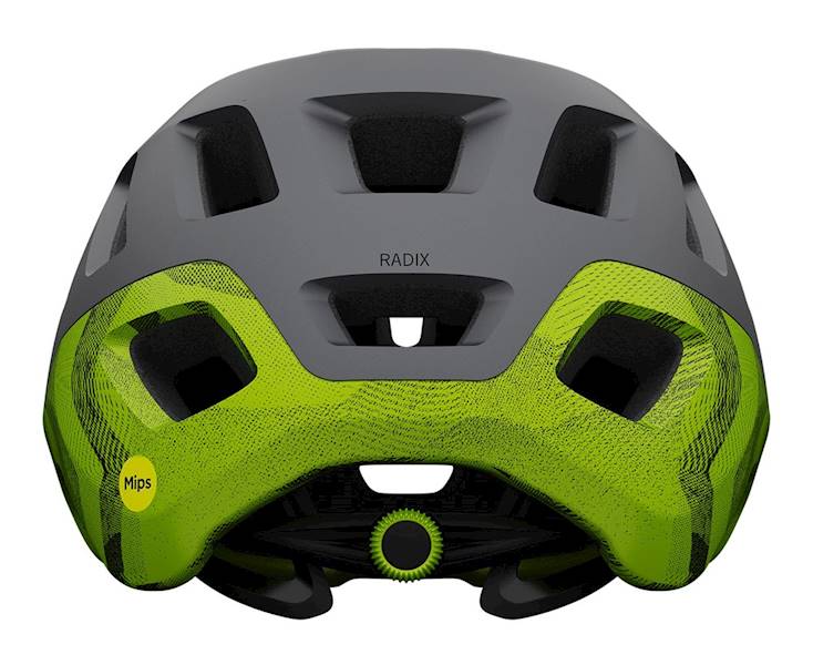 Kask Giro Radix metalic blac ano lime 55-59cm