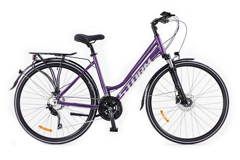 Rower Storm Marathon 10.0 Lady 19" ciemna śliwka