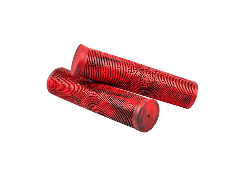 Chwyty kierownicy Maze Lite 125mm, red devil/czarn