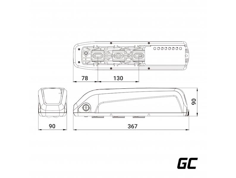 Bateria do roweru elektrycznego 36V E-Bike 14.5Ah