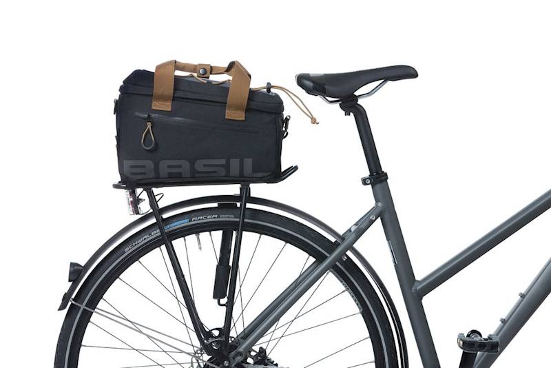 Torba Basil na bagażnik Miles black slate 7 Ltr