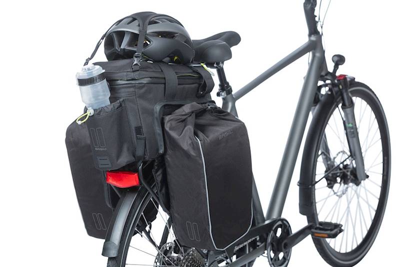 Torba na bagażnik Basil Miles XL Pro czarny lime