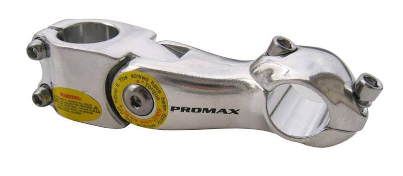 Wspornik kierownicy Promax srebrny 28,6 25,4 108 m