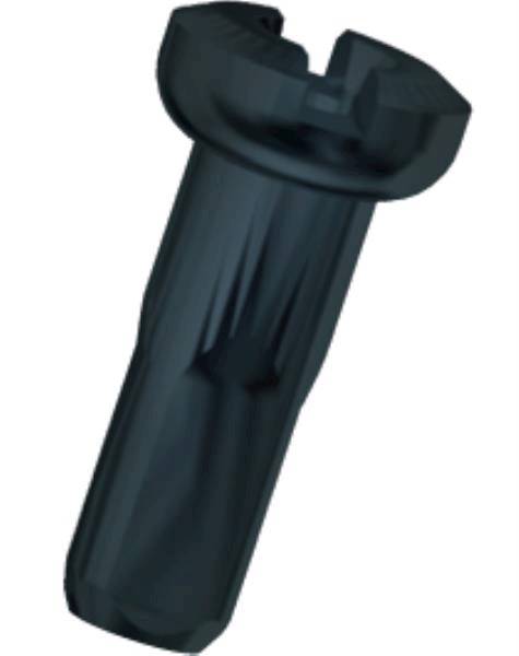 Nyple POLYAX 12mm 1szt. czarne (HBT)