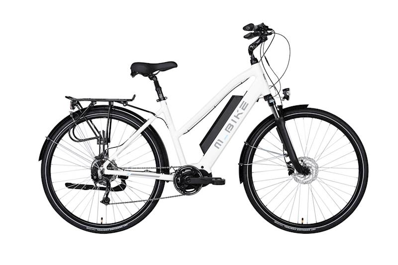 Rower M-Bike E-T_Bike 1.0 Lady, 42 cm, white blue