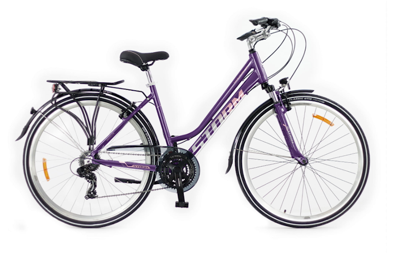 Rower Storm Marathon 1.0 Lady 17" śliwka
