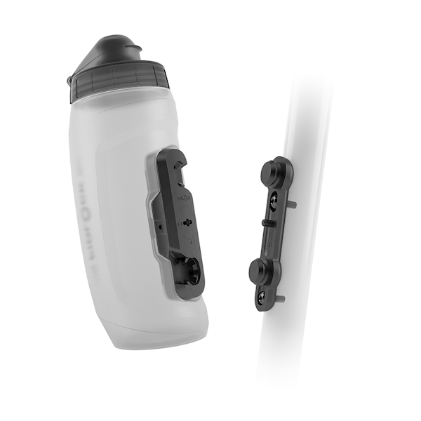 Bidon Fidlock Twist 590 biały transparent + baza 