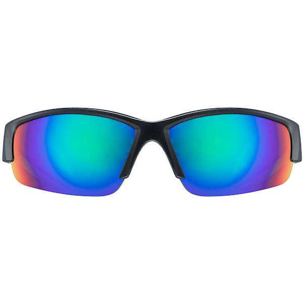 Okulary Uvex Sportstyle 215 black green (S3) 8-18%