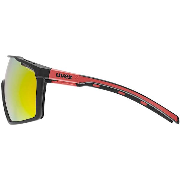 Okulary Uvex mtn perform black-red matt