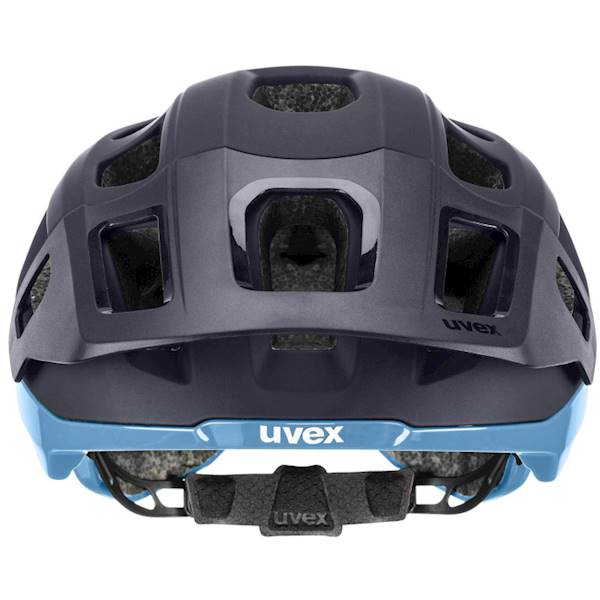 Kask rowerowy UVEX React 56-59 cm. czarny-błekit