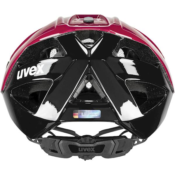 Kask rowerowy Uvex Quatro 56-61 cm. czerw-czarny