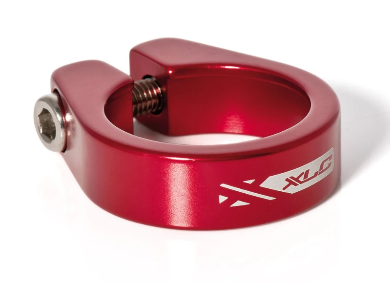 Zacisk sztycy XLC PC-B09 XLC PC-B05 31,6mm czerwon