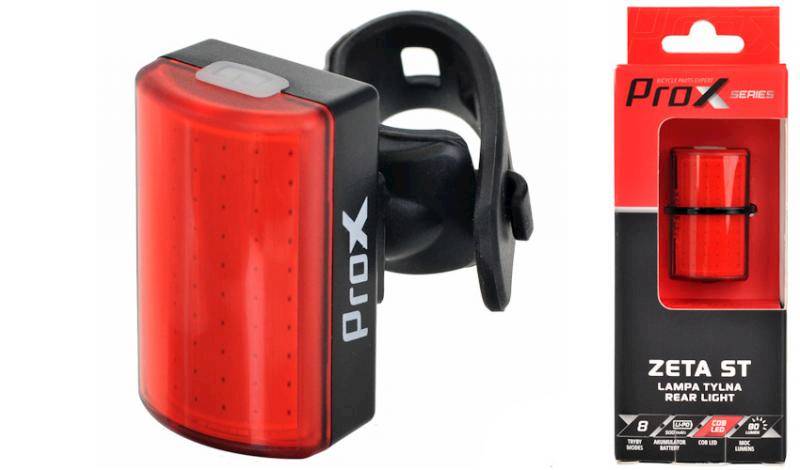 Lampa tył Prox Zeta St LED 80Lm, 500 mAh Usb-C