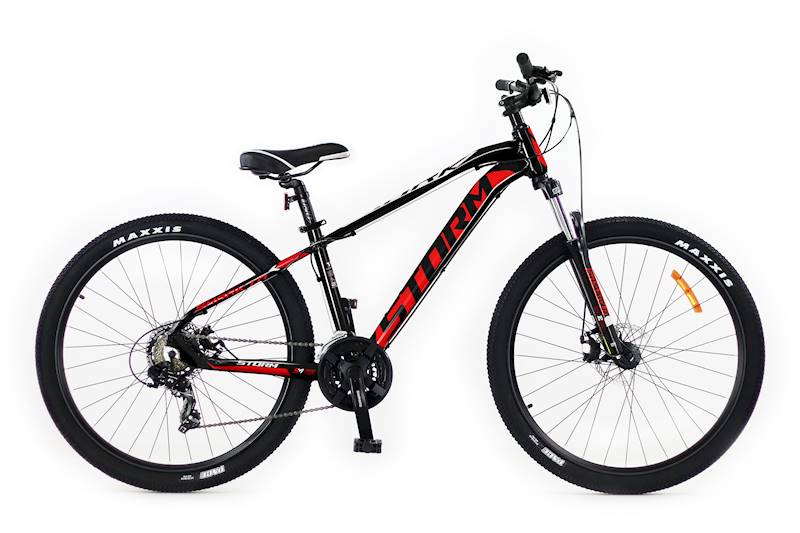 Rower Storm Shark 27.5 13,5" 2D czerwono-czarny