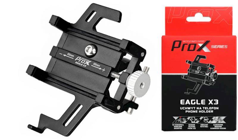 Uchwyt Prox Eagle X3 alu do smartfonu czarny