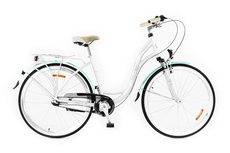 Rower Storm Dublin Lady 26 3S AMT15" biały/turkus
