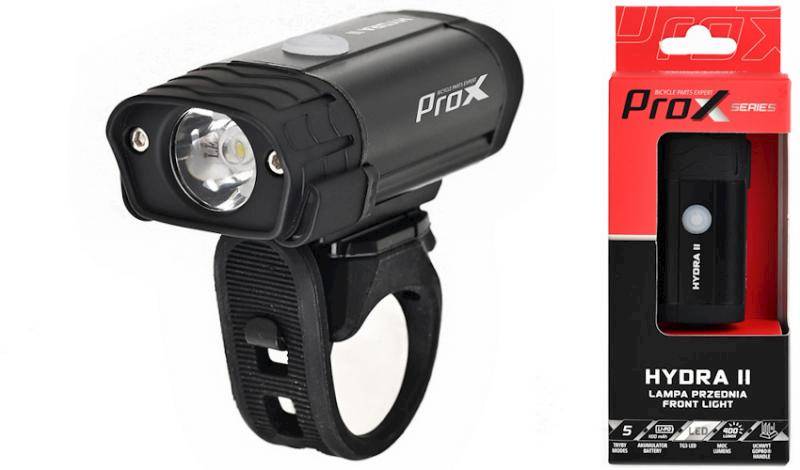 Lampa przód Prox Hydra II 400Lm, 1100mAh, USB-C