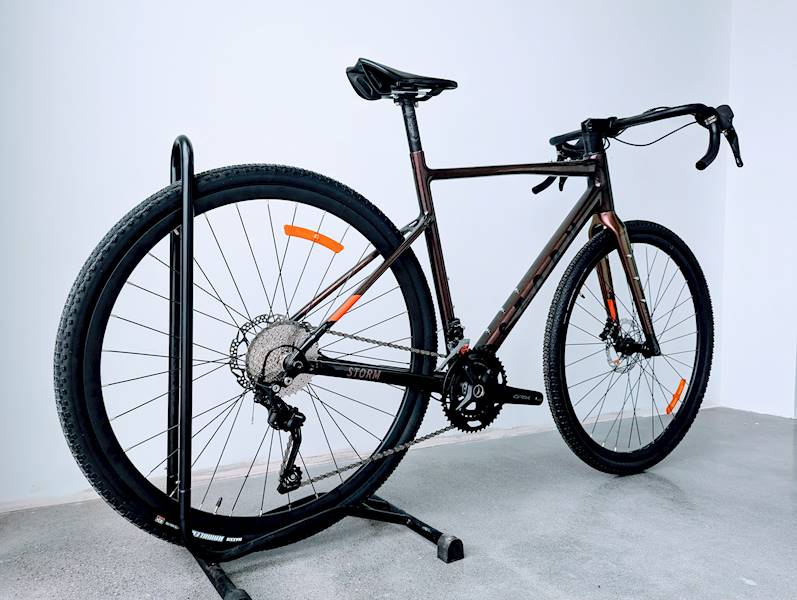 Rower Storm Focus 4.0 52cm brąz  brokat czar