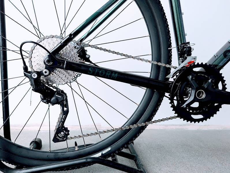 Rower Storm Focus 4.0 56cm zielony brokat czarny