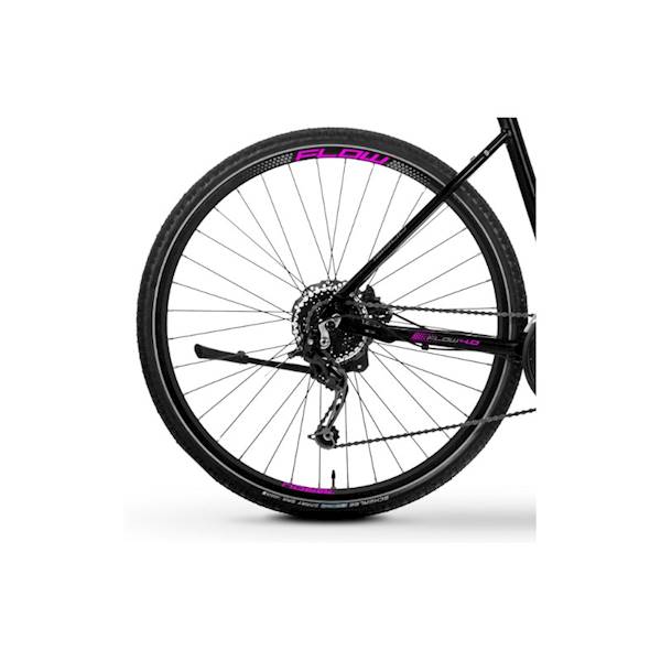 Rower Tabou Flow 4.0 W 17" black/purple