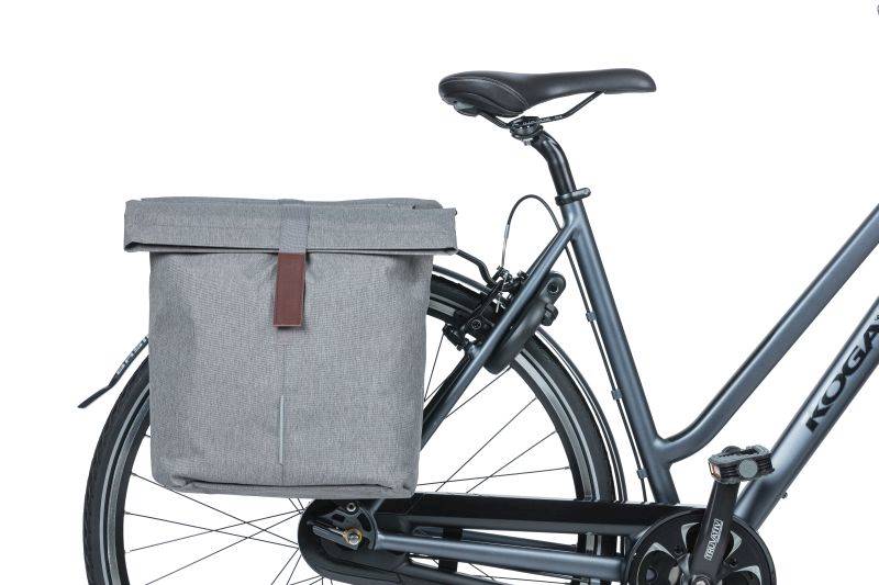 Sakwa rowerowa Basil City double bag 32L szara