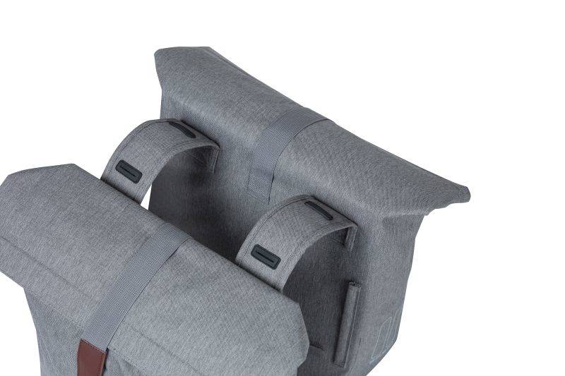 Sakwa rowerowa Basil City double bag 32L szara