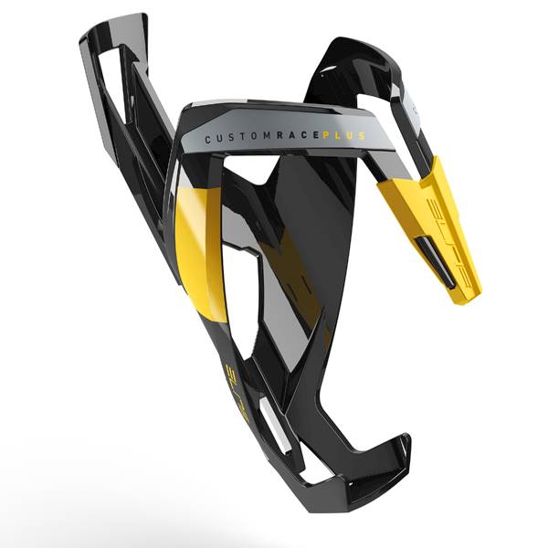 Koszyk bidonu Elite Custom Race+ czarno-żółty