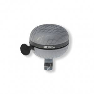 Ding-Dong dzwonek Basil Noir srebrny metallic 60mm