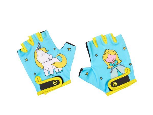 Rękawiczki dziecięce Princess, niebieskie, L/XL