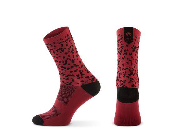 Skarpetki Freak, bordowo-czarne, M 39-41