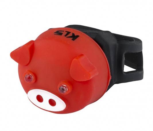 Lampka tylna KLS PIGGY, red