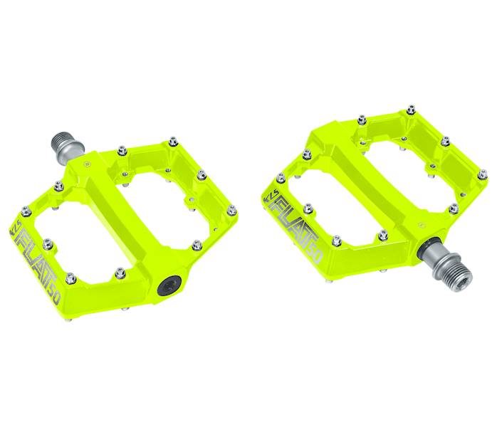 Pedały KLS FLAT 50 lime
