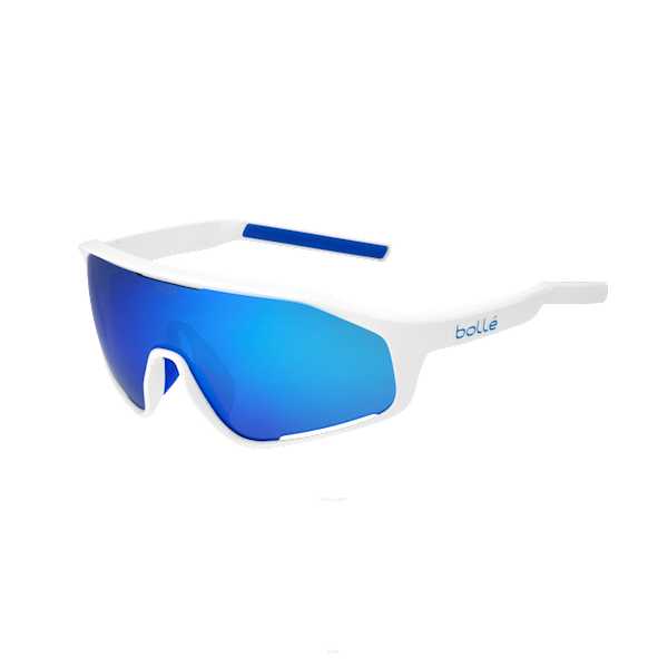 Okulary Bolle Shifter White Shiny - Brown Blue