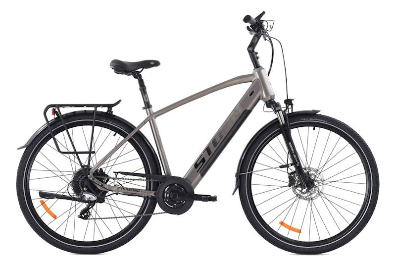 Rower Storm 28 E-Diamond 3.0 Man 21" złoty grafit