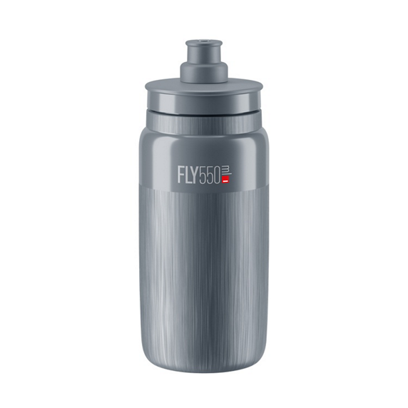 Bidon Elite FLY TEX White, Grey, Grey Logo 550ml