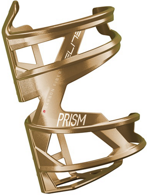 Uchwyt na bidon Elite Prism Carbon prawy złoty